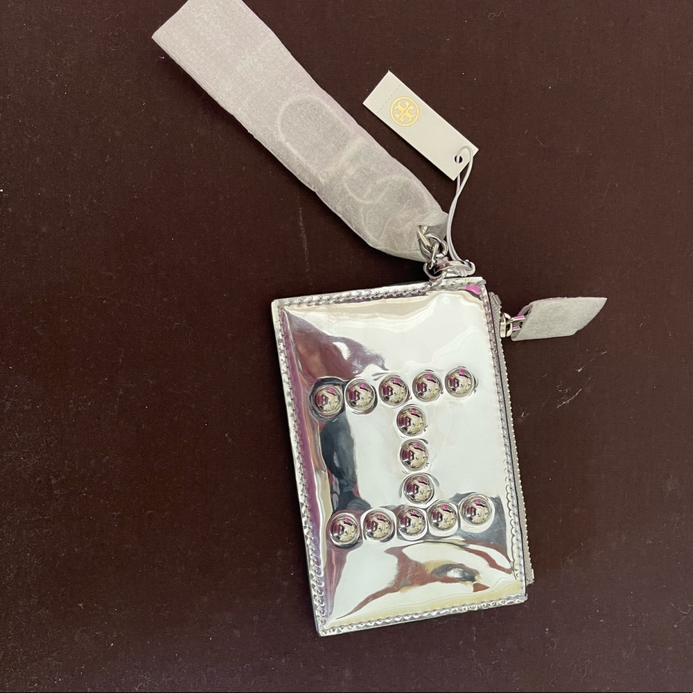 NWT H MONOGRAM CARD CASE AND KEY FOB